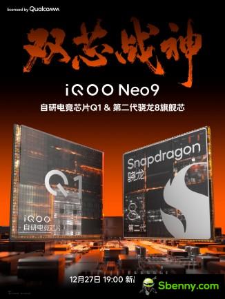 I live iQOO Neo9 with Snapdragon 8 Gen 2