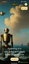 System wallpapers and themes generated by Gemini Nano artificial intelligence in real-life scenarios