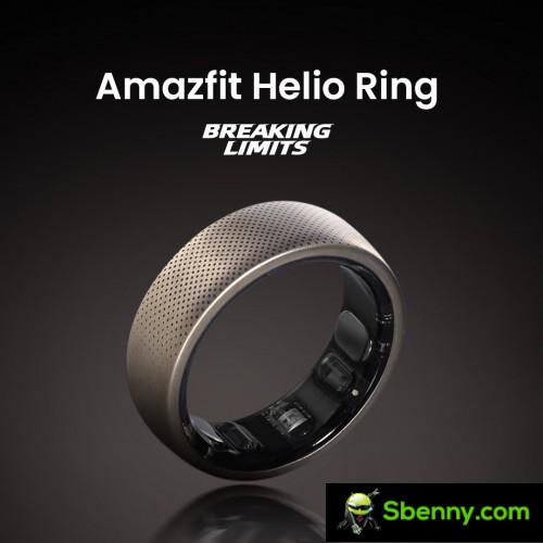 Amazfit Helio Ring announced for athletes, along with Zepp Clarity Pixie hearing aids