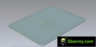 CAD rendering of the 12.9-inch iPad Air