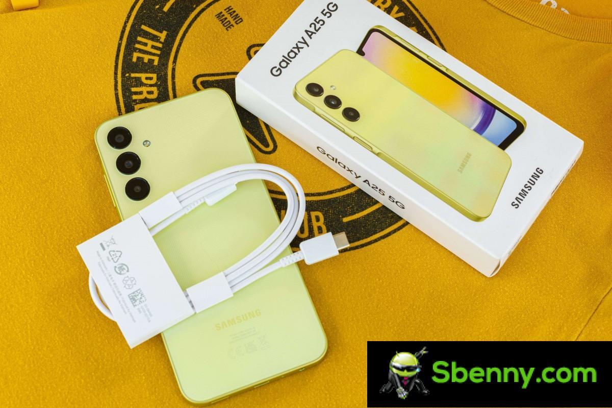 Samsung Galaxy A25 on test
