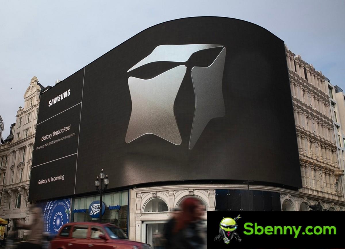 Samsung Galaxy AI teaser in London