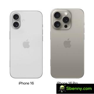 Renderings of iPhone 16 and iPhone 16 Pro (Apple Hub)