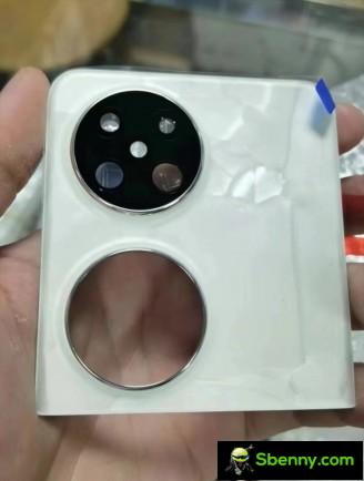 Huawei Pocket 2 rear panels: rococo white