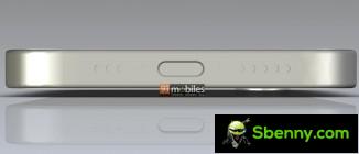 CAD rendering of the iPhone SE 4