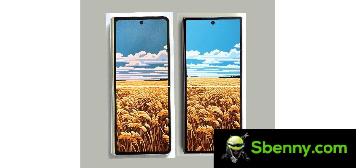 Samsung Galaxy Z Fold6 leaks once again in the full frontal image