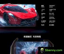 Flawless 6.8'' display with under-display camera
