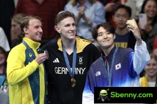 Selected moments from the Victory Selfie in Paris 2024