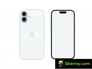 Schematic and rendering of the iPhone 16 design (@MajinBuOfficial x @upintheozone)