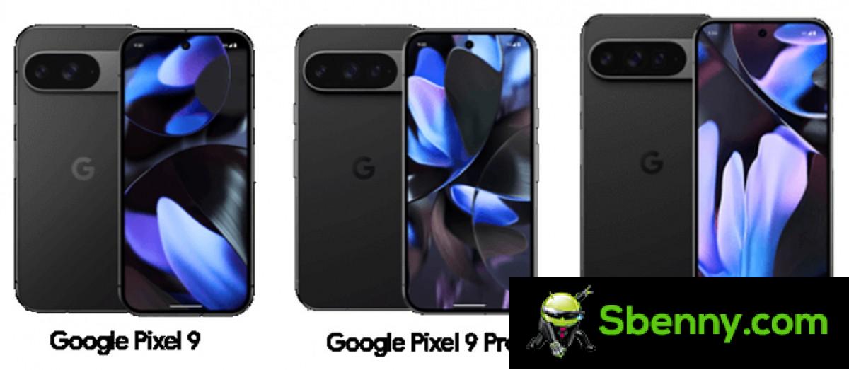 Google Pixel 9 trio leaked in new renders