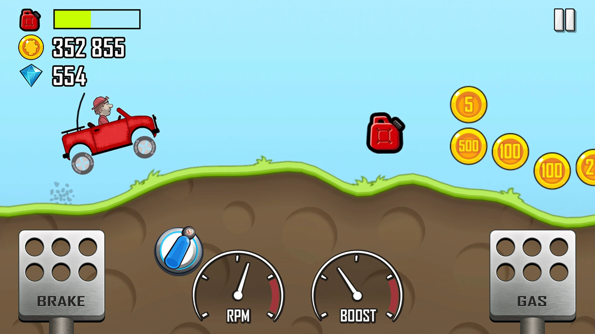 HILL CLIMB RACING IN ANDROID