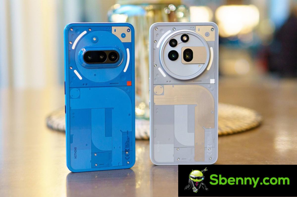 Nothing Phone (3a) with Nothing Phone (3a) Pro