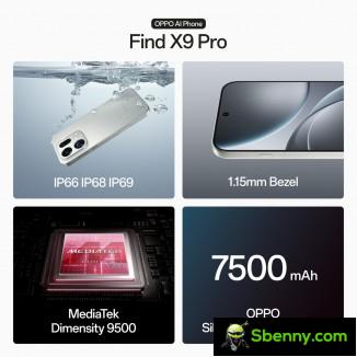 Oppo Find X9 Pro: main features