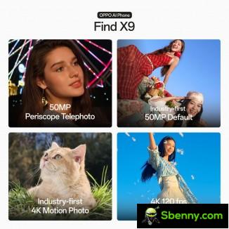 Oppo Find X9: main features