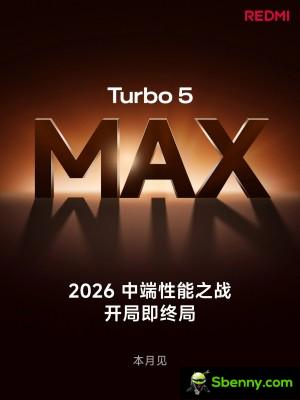 Preview of the Redmi Turbo 5 Max