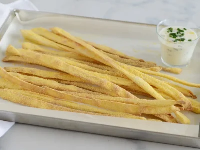 Crispy homemade breadsticks