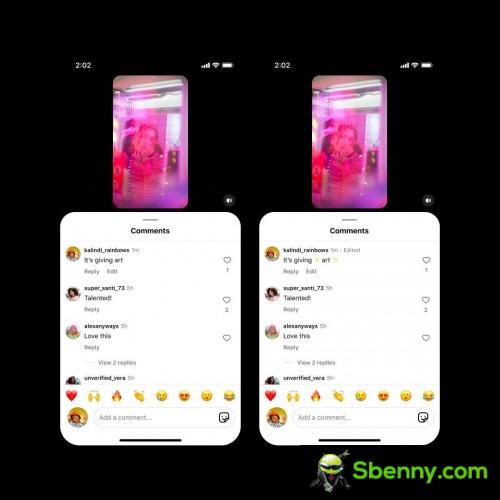 Instagram users can now edit comments after posting them