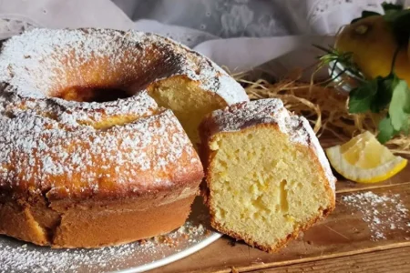 Lemon donut: the trick to making it soft and fragrant