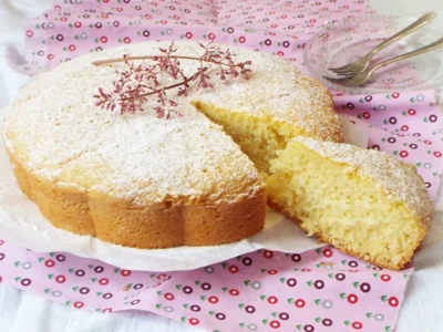 Water cake without butter