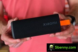 A portable speaker