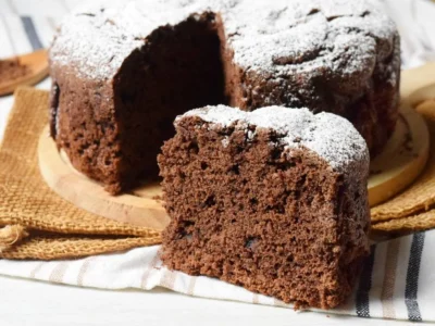 Cocoa and ricotta cake