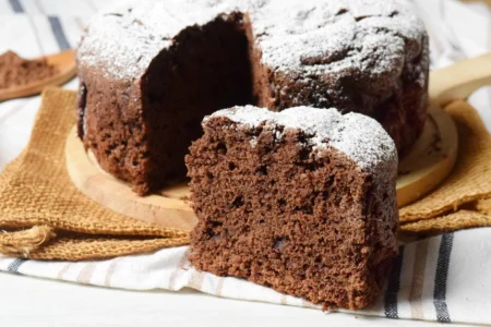 Cocoa and ricotta cake